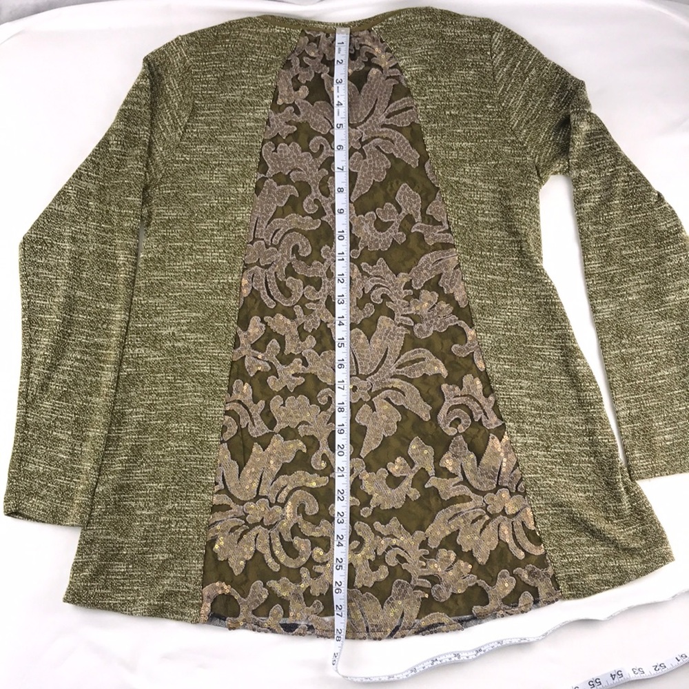 LOGO by Lori Goldstein Blouse Med Melange Boucle S - Picture 5 of 7